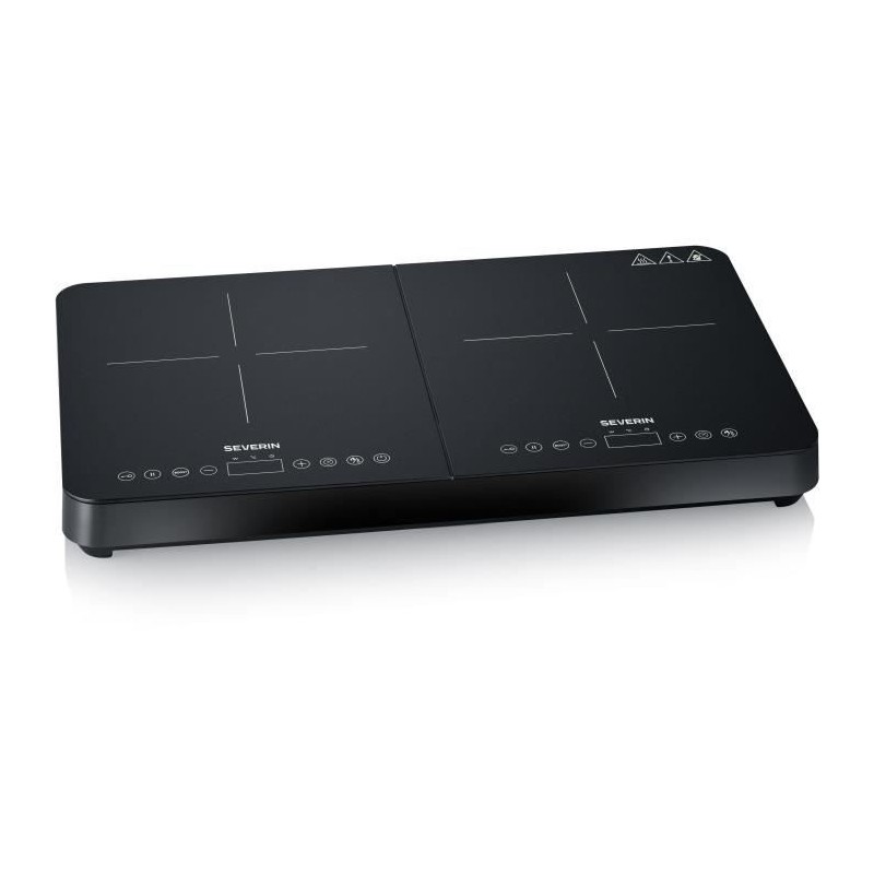 Plaque de cuisson posable SEVERIN - DK9194 - 2 foyers - 10 niveaux de puissance - 3400W