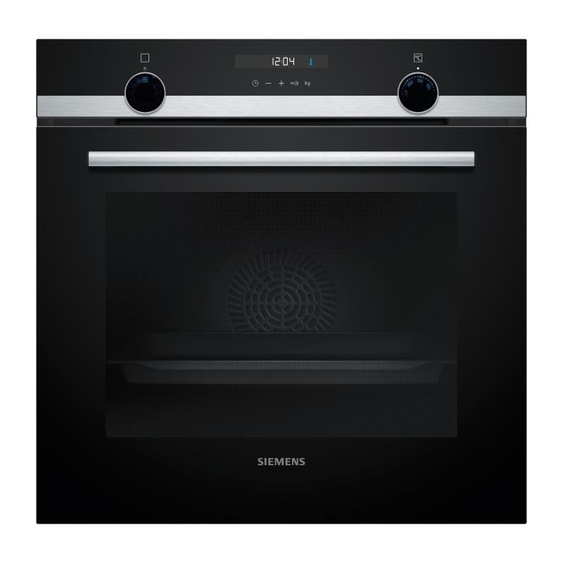 Four ecoclean Softclose - SIEMENS IQ500 - HB557GBS3F - Noir - 7 modes de cuisson - 59,5 x 59,4 x 54,8 cm