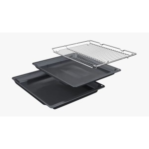 Four ecoclean Softclose - SIEMENS IQ500 - HB557GBS3F - Noir - 7 modes de cuisson - 59,5 x 59,4 x 54,8 cm