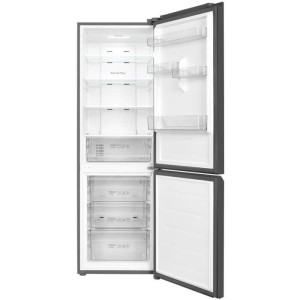 Réfrigérateur combiné - TCL - RP318BSE1 - Classe E - 318 L - 59,5 x 63 x 185 cm - Gris Quartz