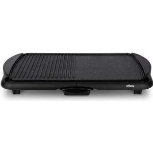 WEASY STO52 ELECTRIC PANCHA 2000W - Stone effect plate - 52x27cm - Adjustable temperature - Anti -adhesive Revetement - Removabl