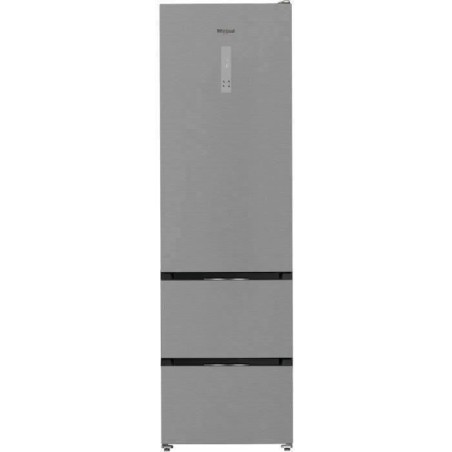 Réfrigérateur combiné - Whirlpool - WHKF6352X5E - Classe D - 351 L (249L + 102L) - 35 dB - Dual No Frost - Gris Inox