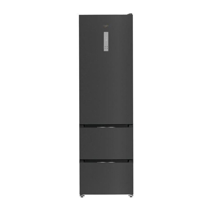 Réfrigérateur combiné - Whirlpool - WHKF6353XBR6E - Classe C - 351 L (249L + 102L) - 35 dB - Dual No Frost - Dark Inox
