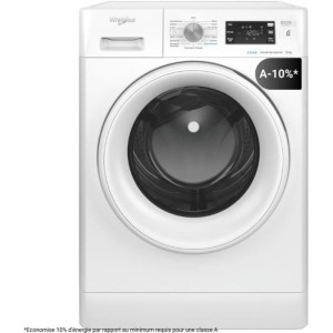 WHIRLPOOL FFBU827VFR FreshCare Bullaugen-Waschmaschine – 8 kg – Ind...