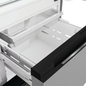 Réfrigérateur combiné - Whirlpool - WHKF6352X5E - Classe D - 351 L (249L + 102L) - 35 dB - Dual No Frost - Gris Inox