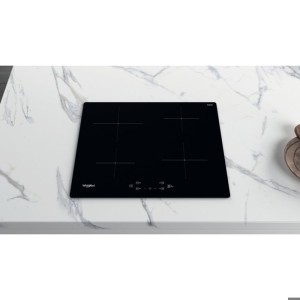 Plaque induction - WHIRLPOOL - WSQ2160NE - 4 foyers/boosters - 7200 W - Largeur 60 cm