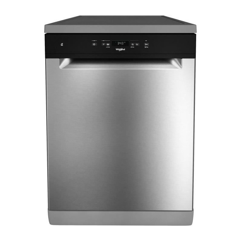 Geschirrspüler - WHIRLPOOL - WFC3C34X - Freistehend - Induktionsmotor - Wasserverbrauch pro Zyklus: 9,5 l