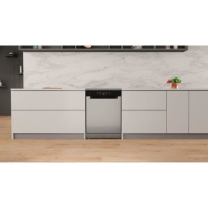Geschirrspüler - WHIRLPOOL - WFC3C34X - Freistehend - Induktionsmotor - Wasserverbrauch pro Zyklus: 9,5 l