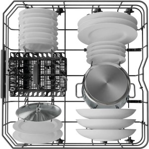 Geschirrspüler - WHIRLPOOL - WFC3C34X - Freistehend - Induktionsmotor - Wasserverbrauch pro Zyklus: 9,5 l