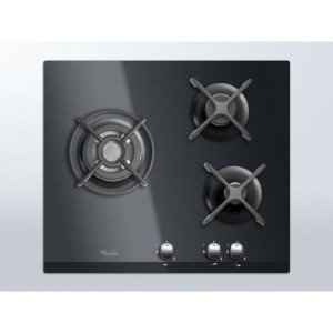 WHIRLPOOL AKT404NB Gas Cooktop - 3 burners - 6350W - L59 x D51cm - ...