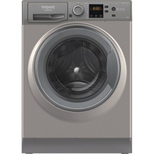 Lave-linge hublot HOTPOINT NSWM946GGFR - 9 kg - Induction - 1400 tr...
