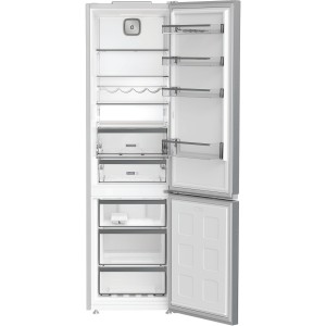 Réfrigérateur combiné - WHIRLPOOL - WHK26402XP4E - 2 portes - 355 L - 59,5 x 66,3 x 203,5 cm - Gris
