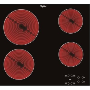 WHIRLPOOL AKT8090NE Glass Ceramic hob - 4 areas - 6200W - L58 x D51...