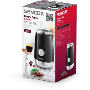 Moulin a café et épices - SENCOR - SCG 2051BK - Noir - 150W - 60ml ...