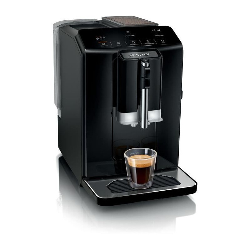 Machine a café broyeur expresso Verocup - BOSCH - TIE20119 Serie 2 - 1300 W - 250 g de grains - 1,4 L - Noir