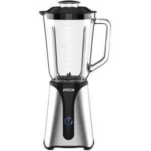 Mixer - JOCCA - 350 W - 1-l-Glasschüssel - 600-ml-Flasche - Schwarz