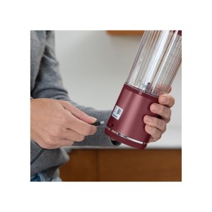 NIN171Blender portable Ninja Blast - BC151EUCR - bol 530 ml - autonomie 2h - sans fil - sans BPA - Cranberry
