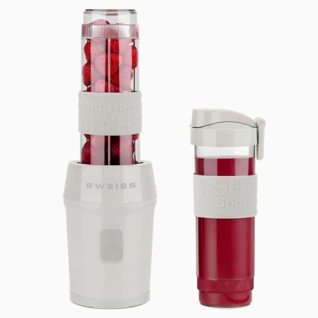 Mini-Standmixer – SWEISS – MOOV8 – 300 W – 570 ml – 2 Flaschen – Beige