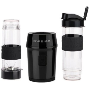 Mini-blender - SWEISS - MOOV9 - 300 W - 570 ml - 2 gourdes - Noir