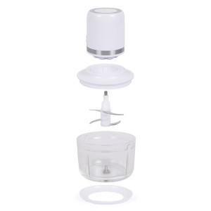 Cordless electric chopper - LIVOO - 200 W - 2 speeds - 1.2 L - 4 steel blades - White