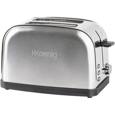 Two-slice toaster - HKoeNIG - TOS7 - 850 W - Stainless steel