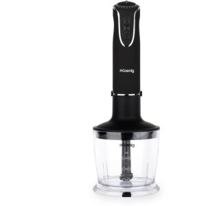 3 in 1 hand blender - H.Koenig - MIX75 - 850 W - 5 speeds + Turbo - Stainless steel blades - Accessories included