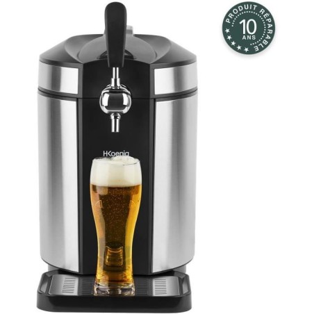 HKoeNIG Brewer - Für alle 5L Fässer - Schwarz / Edelstahl - BW1880