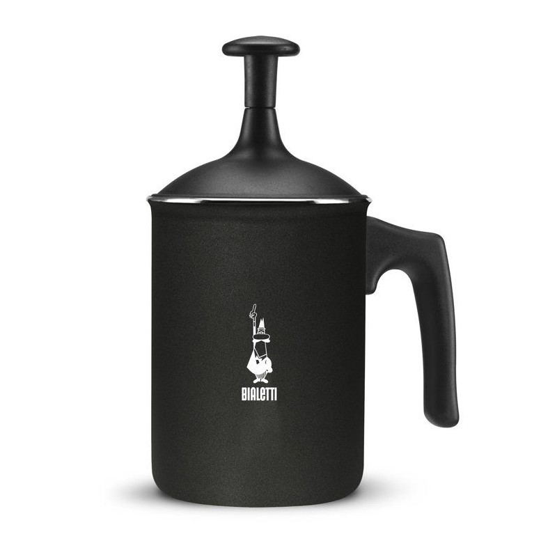 Mousseur a lait manuel - BIALETTI - PERFETTO CREMA - 330 ml - Noir