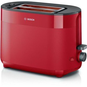 Toaster - BOSCH - TAT2M124 MyMoment - Rouge - 2 tranches - centrage...