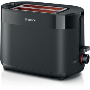 Toaster - BOSCH - TAT2M123 MyMoment - Noir - 2 tranches - centrage ...