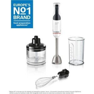 Mixeur plongeant - BOSCH - MSM4W221 - 600 W - 4 lames aiguiseés - B...