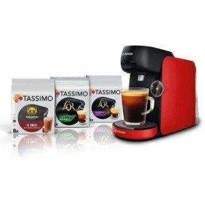 Machine a café + 3 packs T-discs - BOSCH - TASSIMO FINESSE TAS163E ...