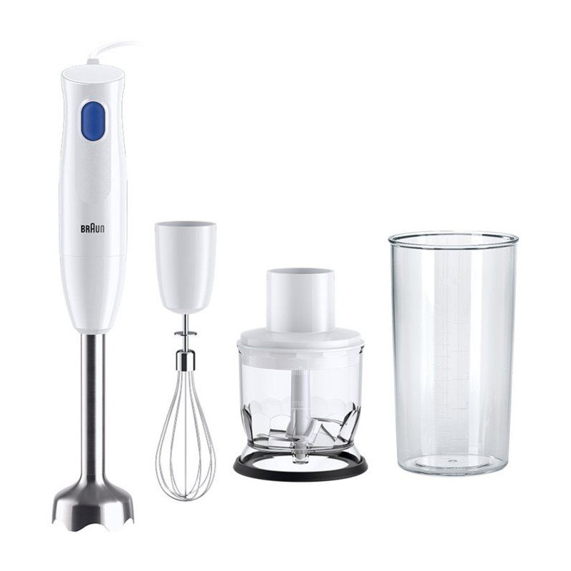 Mixeur plongeant - BRAUN - MultiQuick 1 MQ10.202M - 450 W - 1 vitesse - Blanc