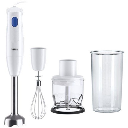 Mixeur plongeant - BRAUN - MultiQuick 1 MQ10.202M - 450 W - 1 vitesse - Blanc
