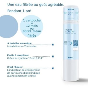 Brita water filter cartridge BRITA Cartridge P1 mypure SLIM 1052983...