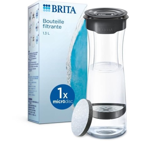 Brita Fill & Serve filter bottle - 1.3 l - gray |  Carafes Filtrant...