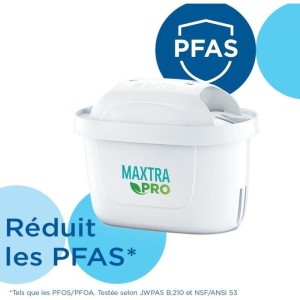 Brita Carafe Filter in blauem Glas inklusive 1 Maxtra Pro All-1-Kar...