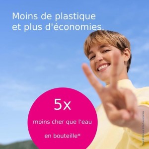 Brita Carafe Filter in blauem Glas inklusive 1 Maxtra Pro All-1-Kar...