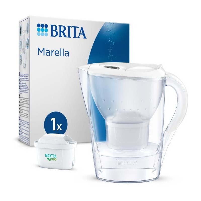 Brita Carafe Filter Marella Blanche (2,4L) enthalten 1 Maxtra Pro A...