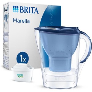 Brita Carafe filter Marella Bleue (2.4l) included 1 Maxtra Pro all-...