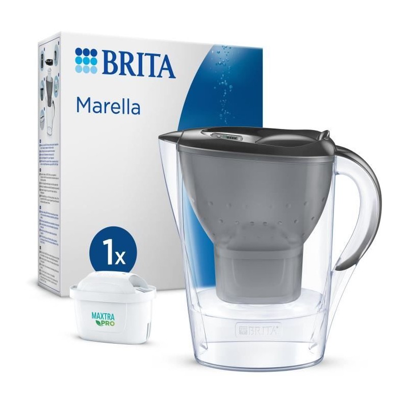 Brita Carafe Filter Marella Graphit (2,4L) enthalten 1 Maxtra Pro A...