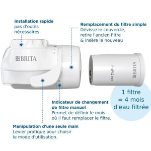 Wasserhahn-Filtersystem – BRITA – ON TAP V – 600 l gefiltertes Wass...