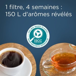Carafe filtrante BRITA - Style Essential Sable - Capacité 2,4L dont 1,4L d'eau filtrée - 2 filtres Maxtra Pro Expert anti-tart