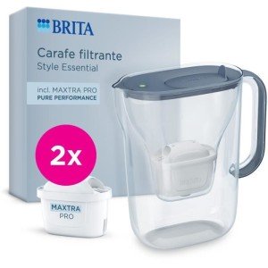 BRITA Filterkrug – Essential Style Mineral Blue – 2,4 l Fassungsver...
