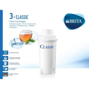 Brita Pack of 3 Classic White filtering cartridges |  Carafes Filtr...