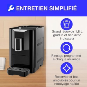 Espressomühle - CONTINENTAL EDISON - CECFAUTOB - 19 Bar - 1450 W - ...