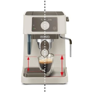 Espressomaschine – DELONGHI – STILOSA EC235.CR – Solo-Pumpe – Edelstahl-Wasserkocher – ESE-kompatibel – Dampfdüse
