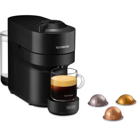 Kapselkaffeemaschine - DELONGHI - ENV90.B - Nespresso Vertuo Pop - Schwarz