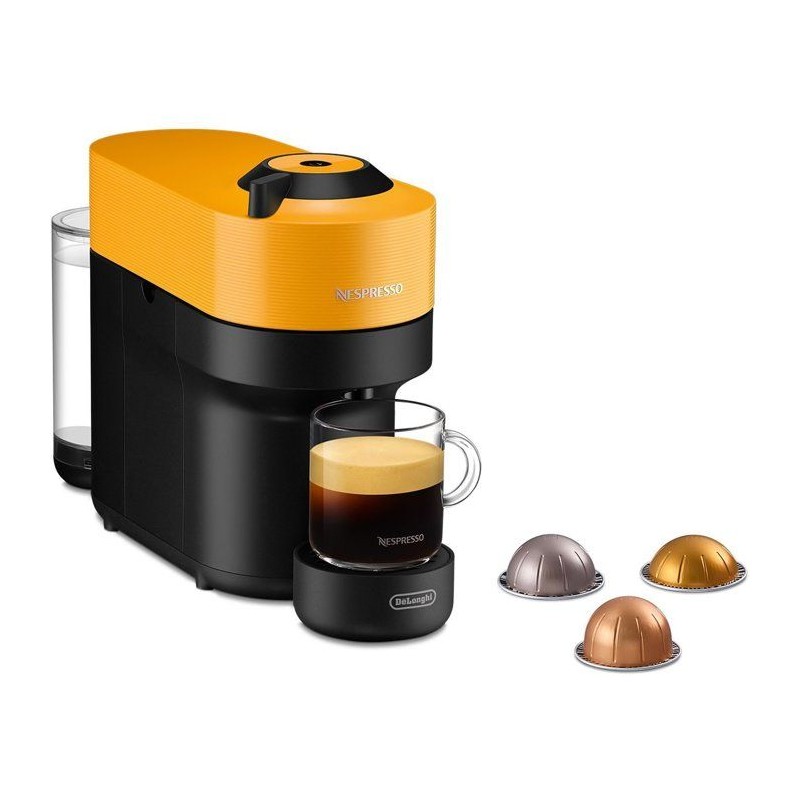 Machine a café a capsules - DELONGHI - ENV90.Y - Nespresso Vertuo Pop - Jaune