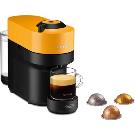 Kapselkaffeemaschine - DELONGHI - ENV90.Y - Nespresso Vertuo Pop - Gelb